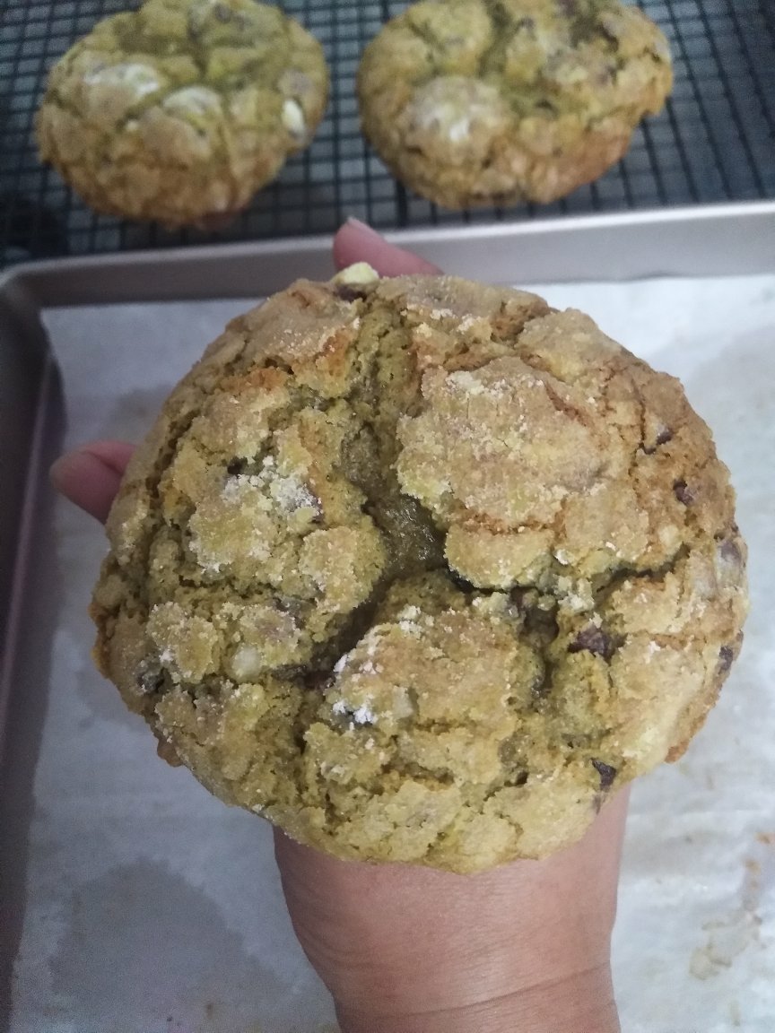 抹茶奶酪巧克力曲奇 Matcha Cream Cheese Choc Cookies