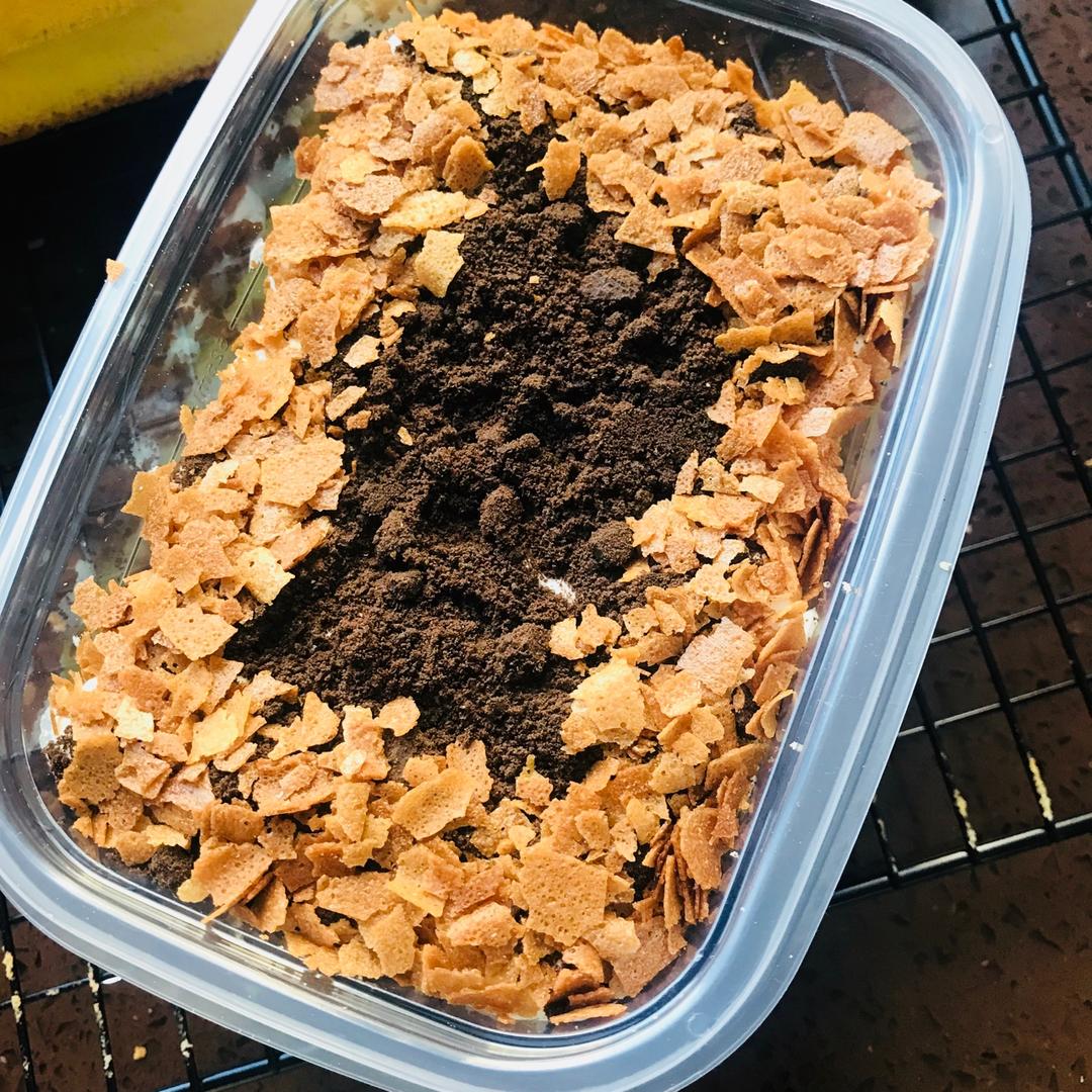 可可薄片甜心盒子蛋糕