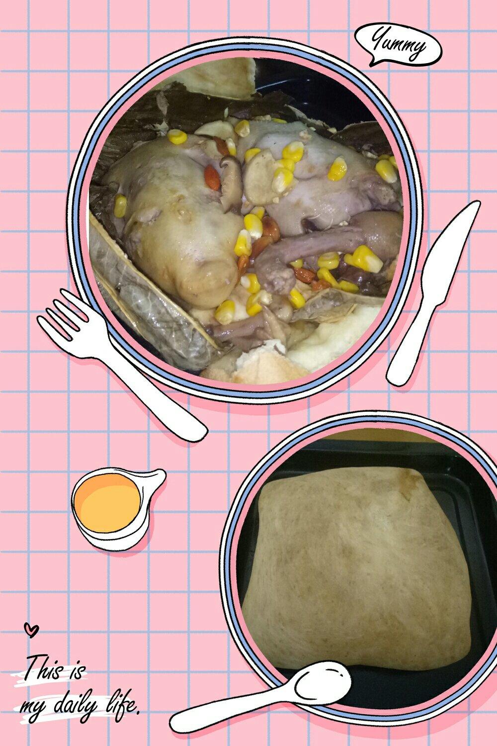 中式面包鸡