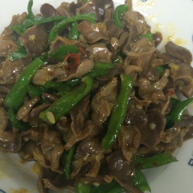 青椒鸡胗