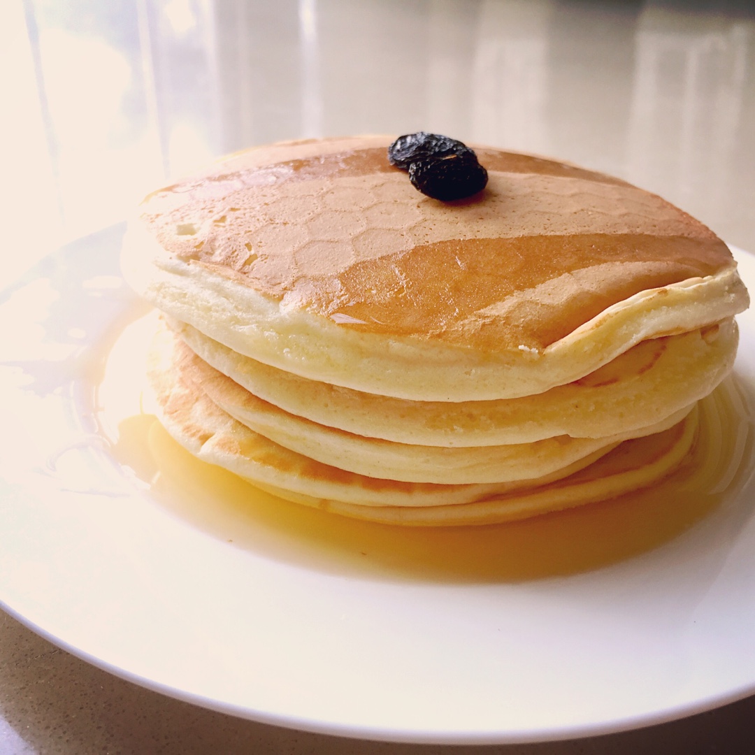 超级简单pancake【无黄油健康版】