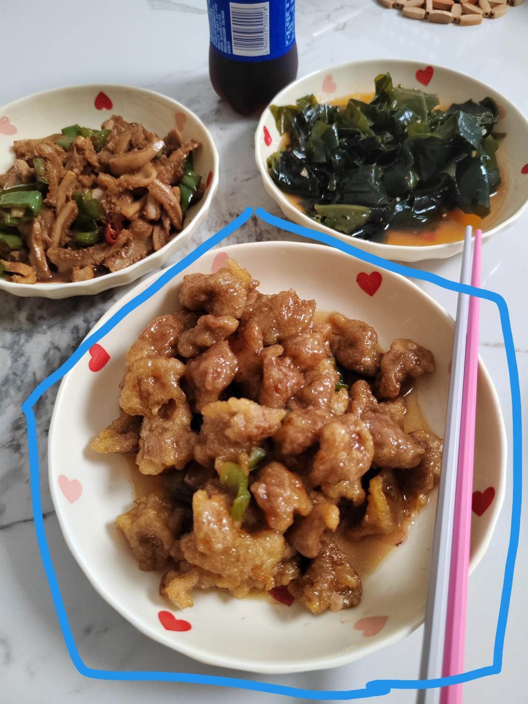 溜肉段-咸香好吃色美！