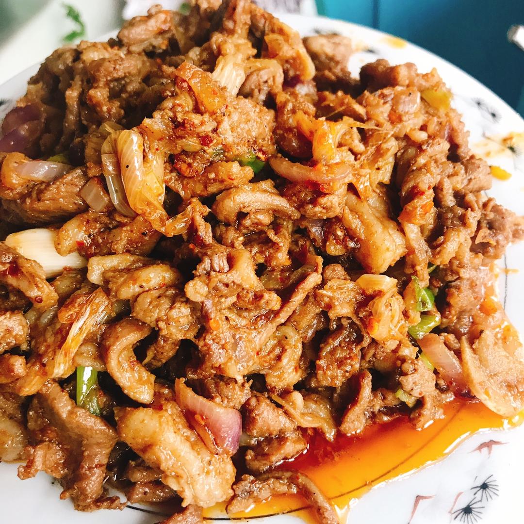 bloomy做的孜然羊肉片