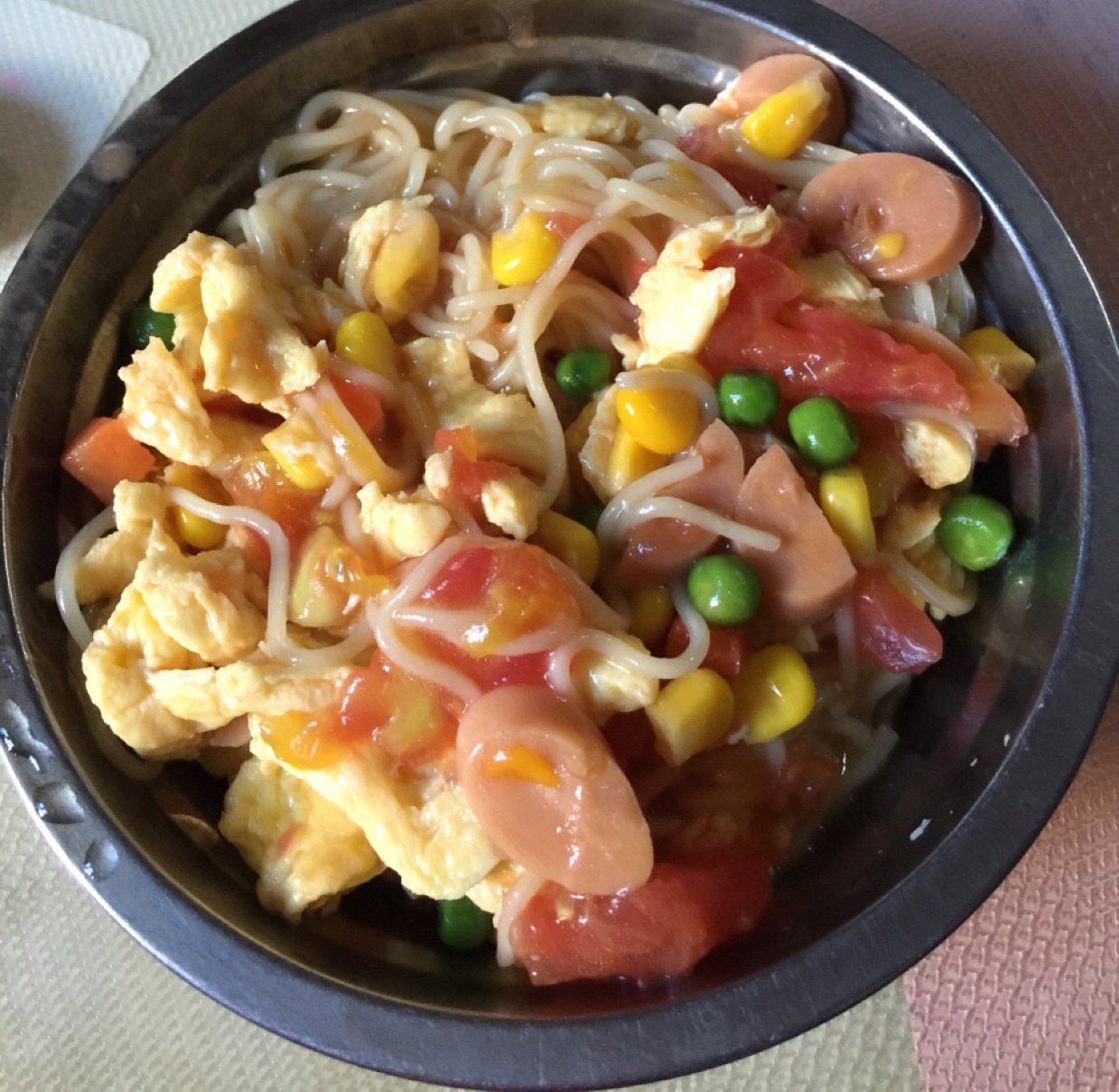 西红柿蛋炒面