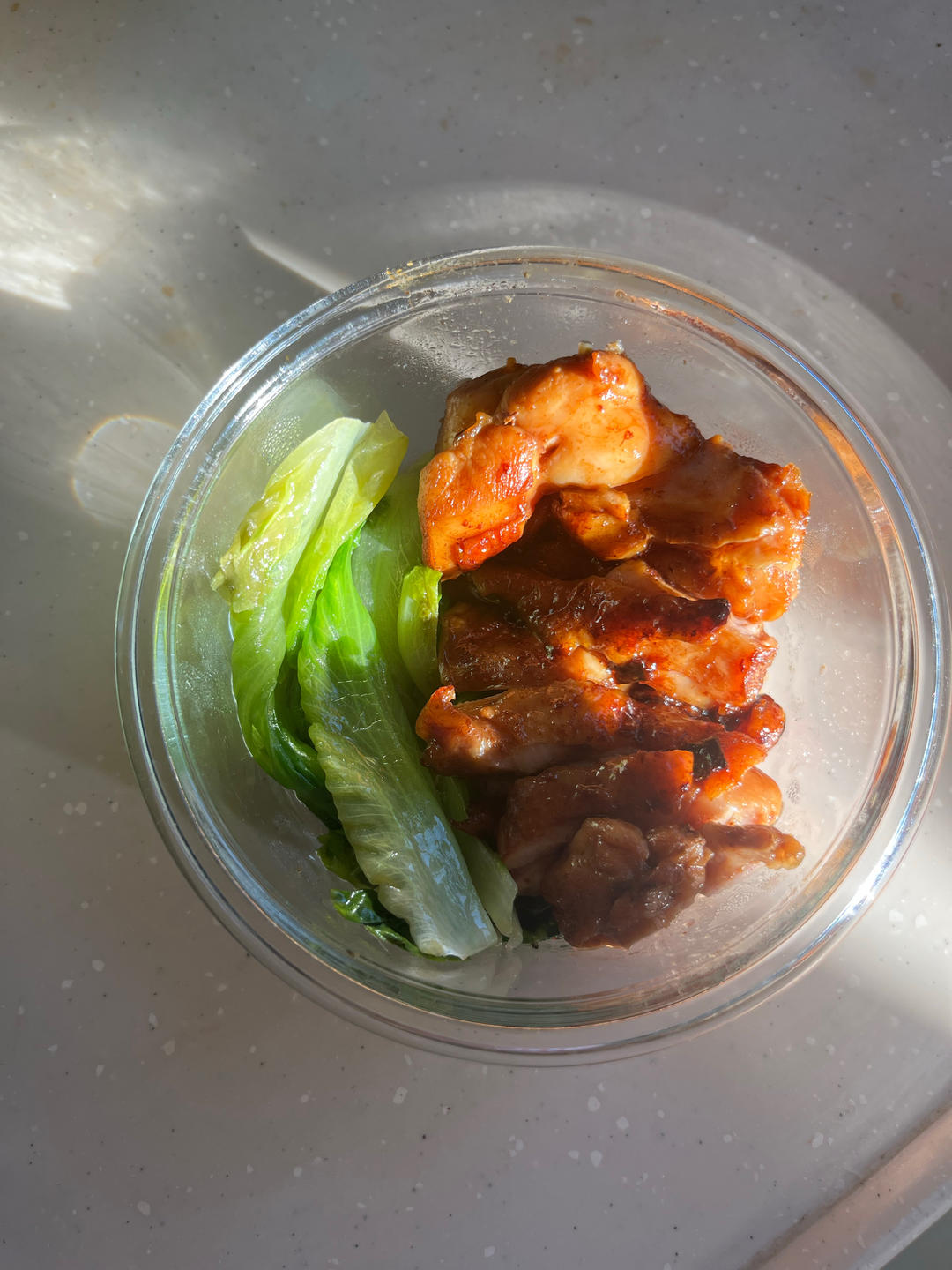 不放一滴油的照烧鸡腿饭