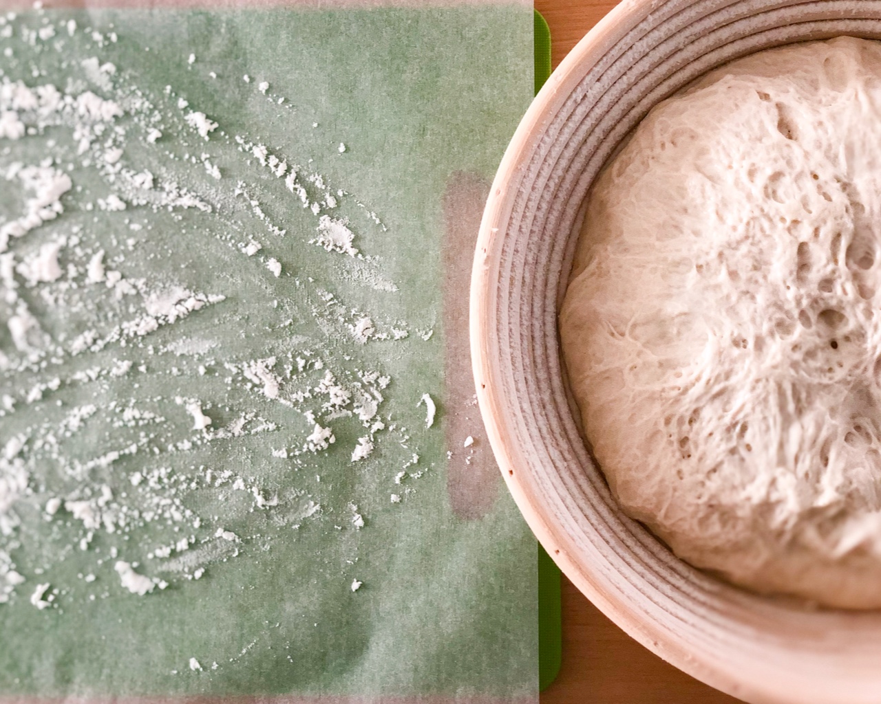 基础欧包免揉面团的冷藏发酵的做法 步骤14