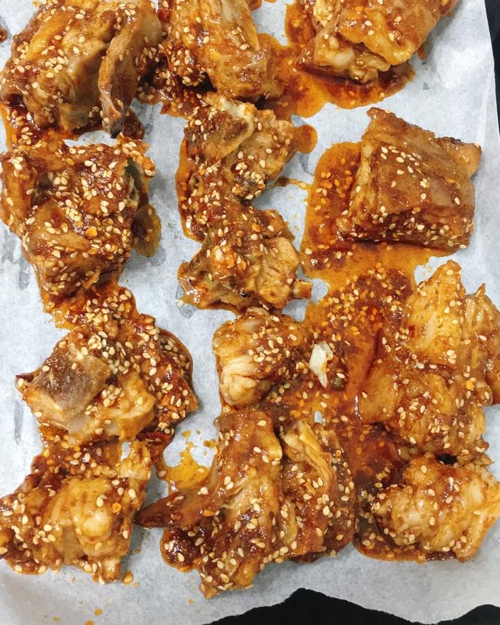 烤箱烤羊排