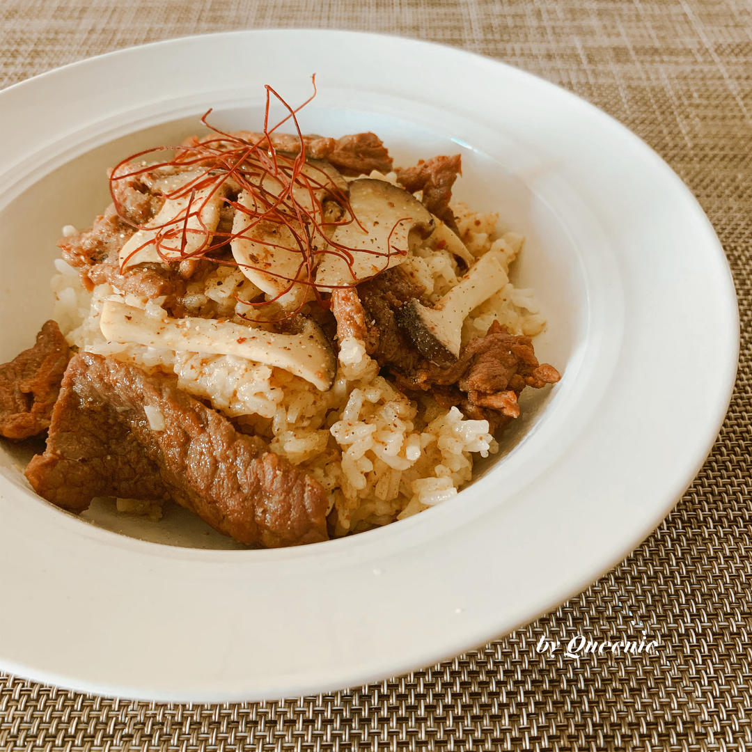 在家米其林『意大利菌菇烩饭Risotto』