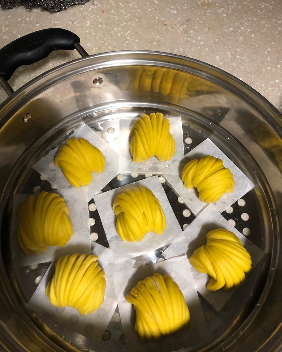 造型漂亮做法超简单的，花卷馒头