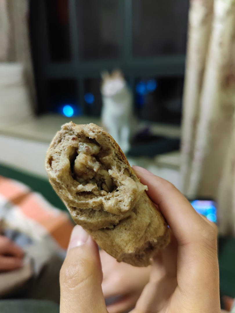 新手友好的无糖无油100%黑全麦贝果