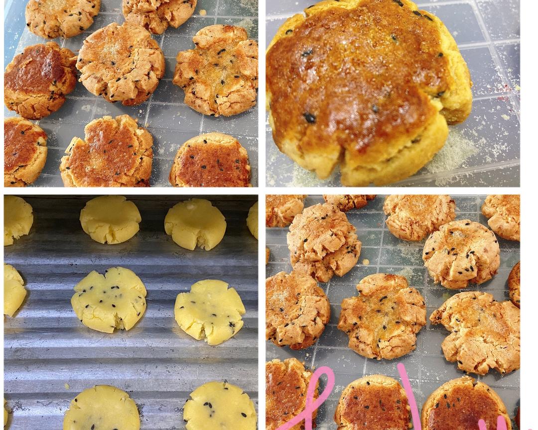 【独家秘方】酥掉渣一口酥‼️少油少糖无黄油猪油0难度点心🍰比桃酥更好吃