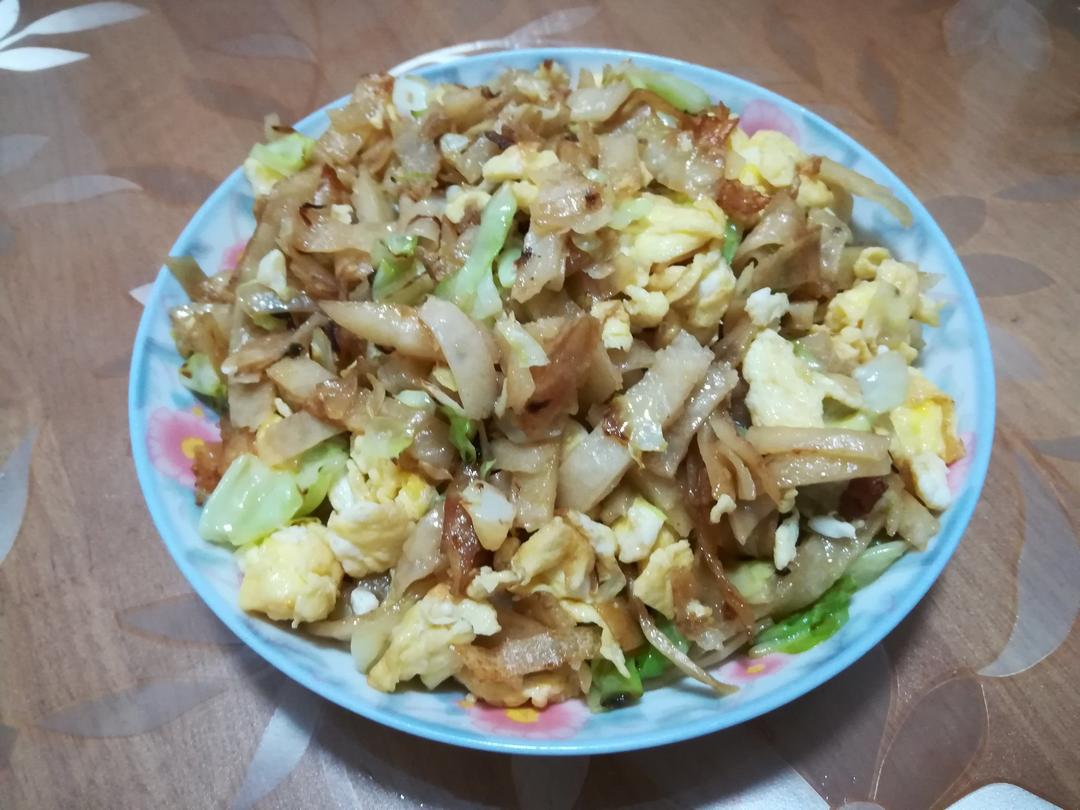 鸡蛋炒饼