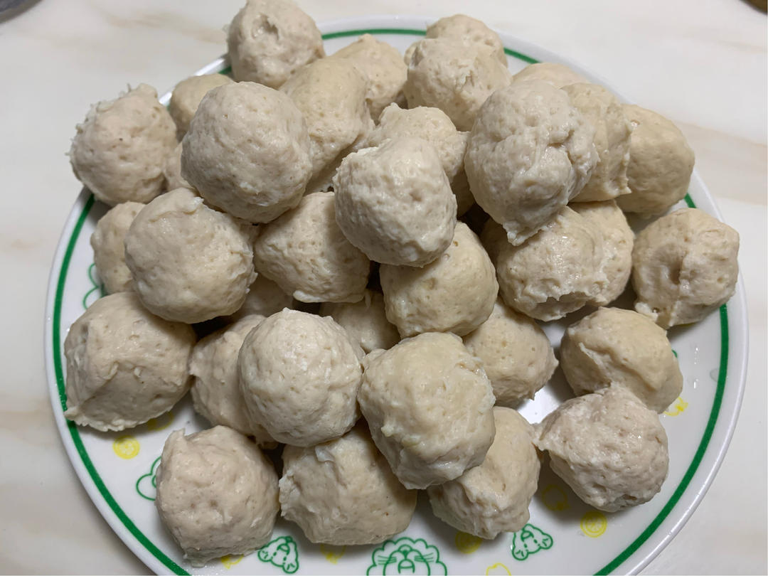 健康Q弹的鸡肉丸