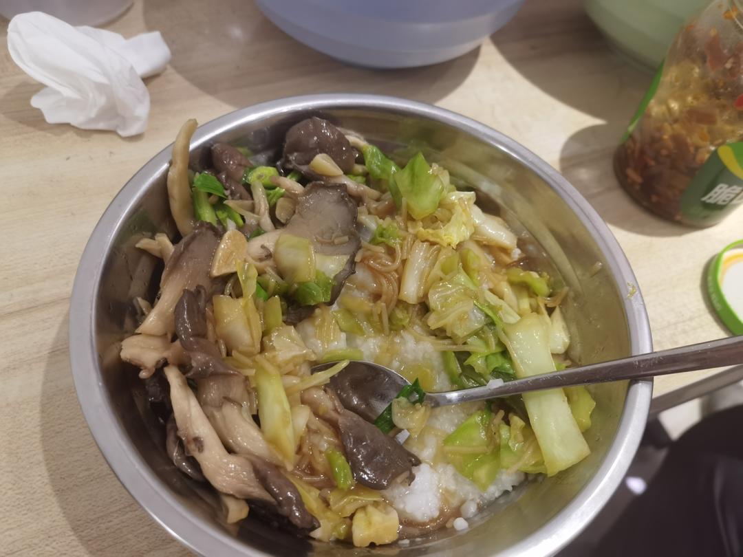 素炒平菇