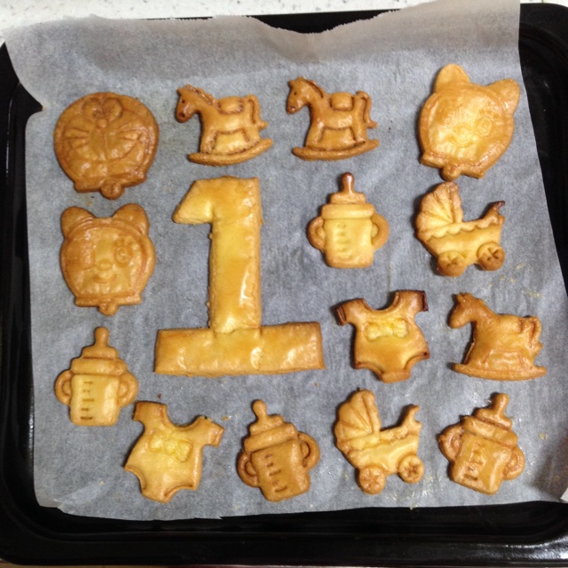 宝宝的可爱黄油饼干