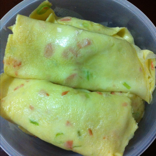 早餐鸡蛋煎饼