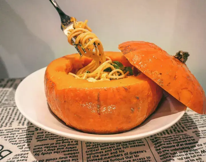 万圣节 | 奶油南瓜意面碗 Creamy Pumpkin Pasta Bowl的做法