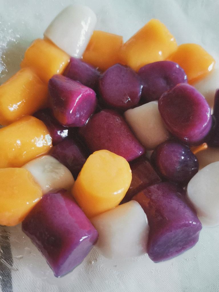 芋圆（三种颜色）