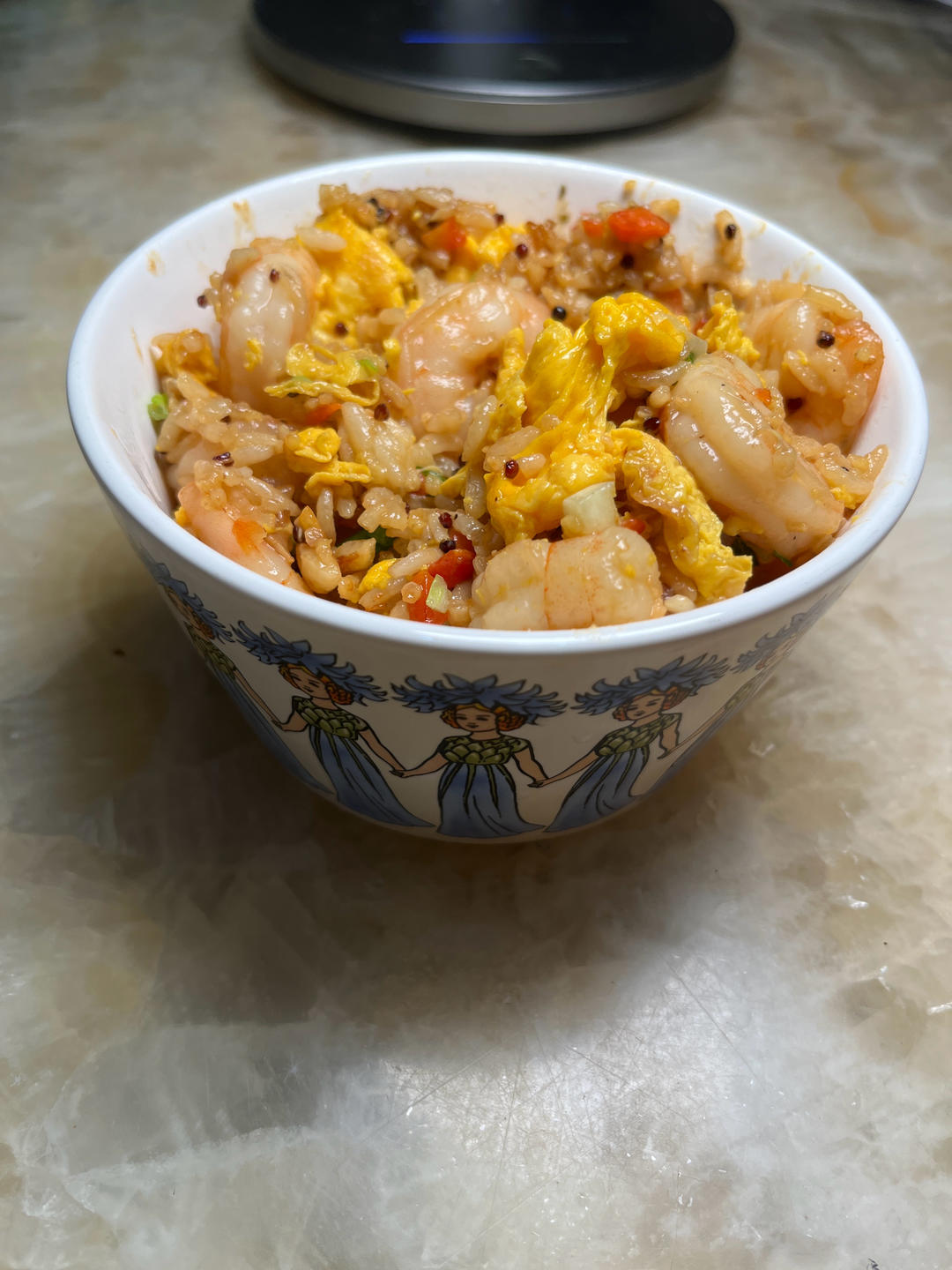 豪华版虾仁炒饭🍤