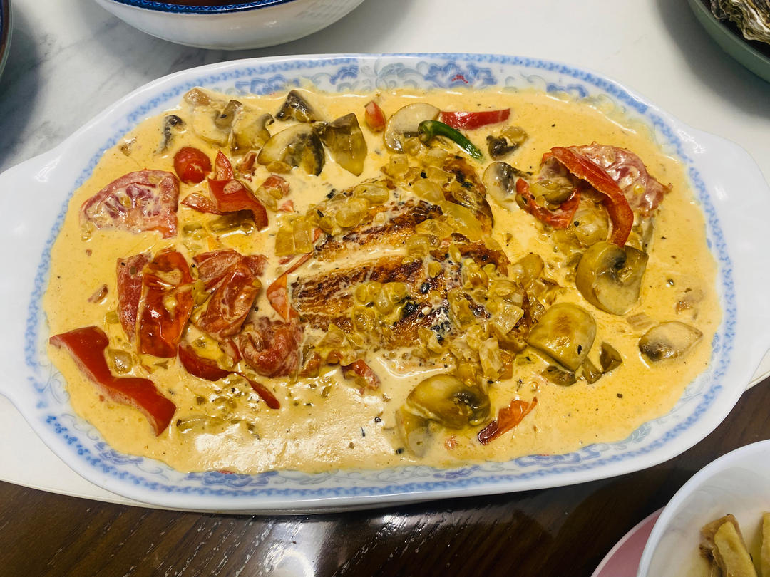 ［三文鱼创新吃法］托斯卡纳三文鱼 Tuscan Salmon