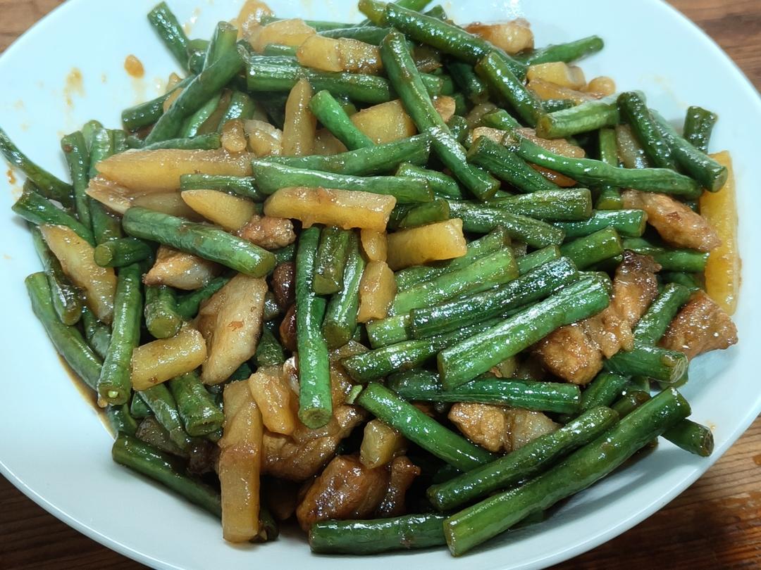 干煸豆角土豆