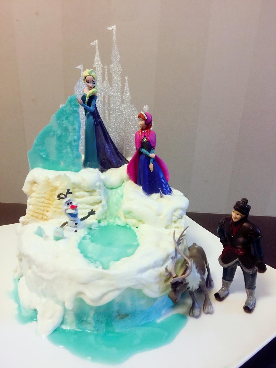 冰雪奇缘主题蛋糕