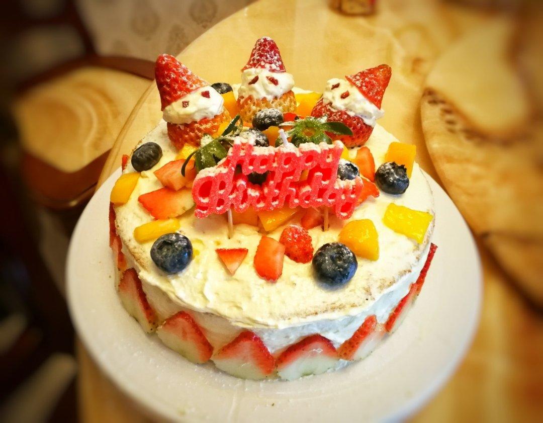 圣诞呆萌裸蛋糕