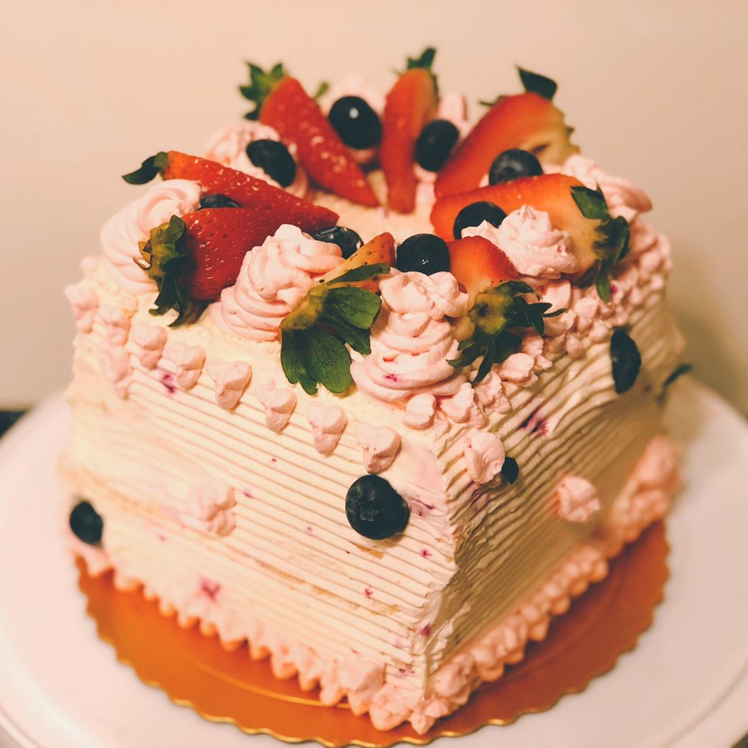 《Tinrry+》草莓奶油蛋糕（8寸配方）