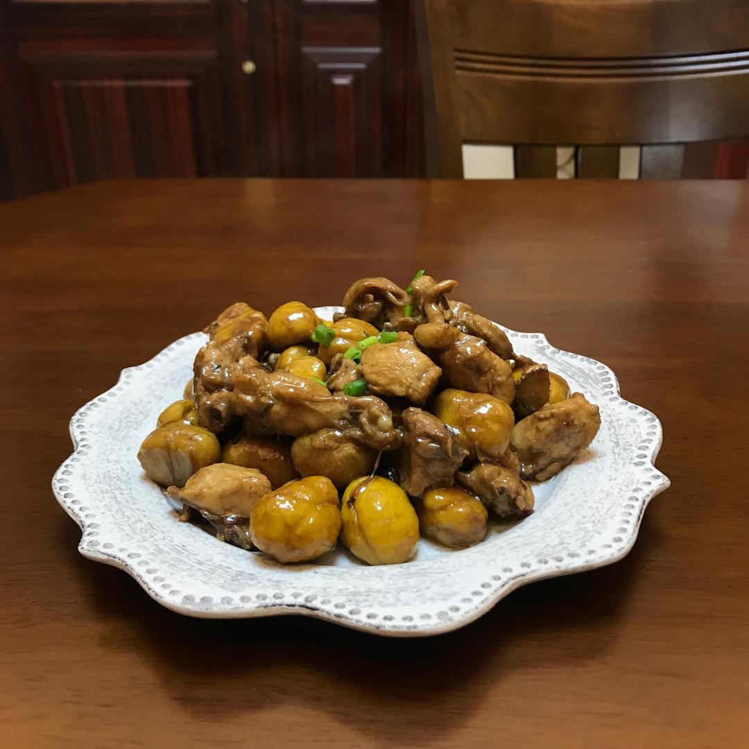 板栗烧鸡：一招去除板栗壳
