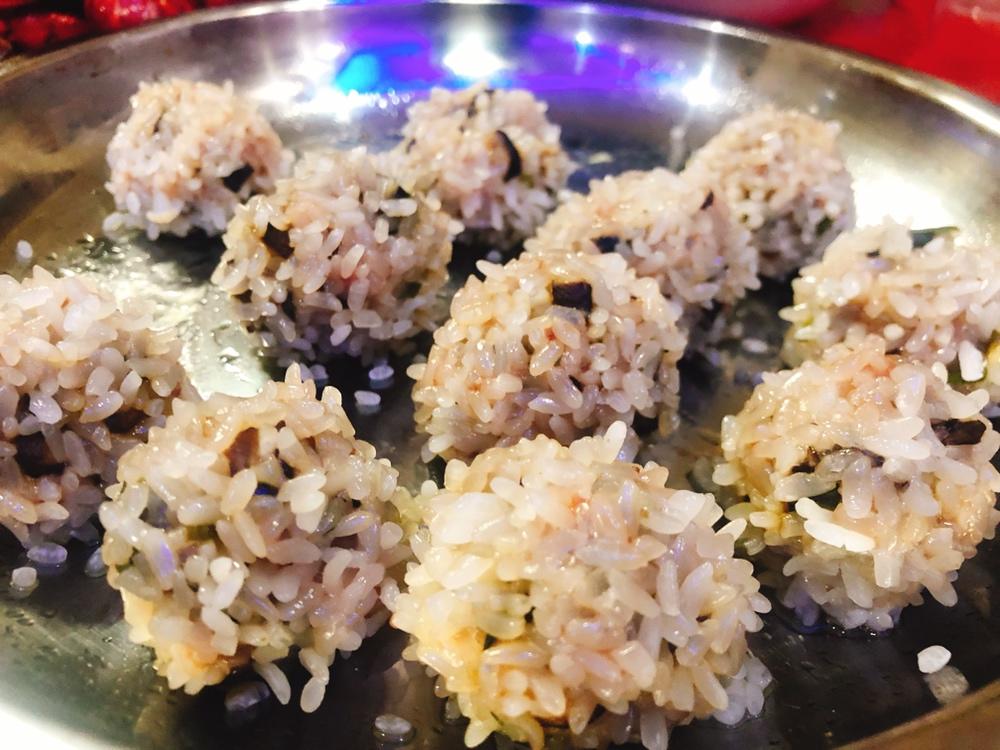 蒸糯米丸子