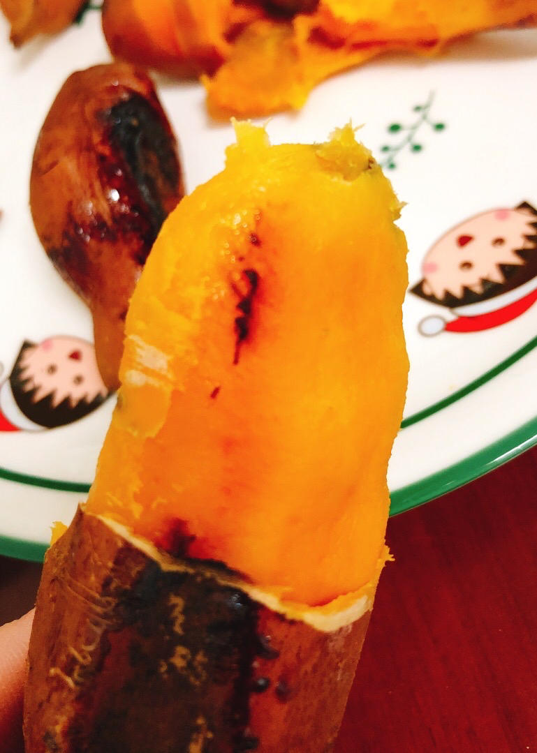 省时省力又美味的塔吉锅烤红薯（味道不输烤箱噢）