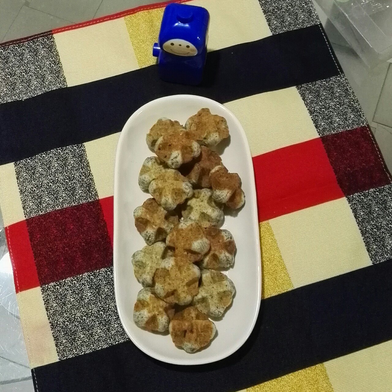 黑芝麻绣球华芙--快手小饼干