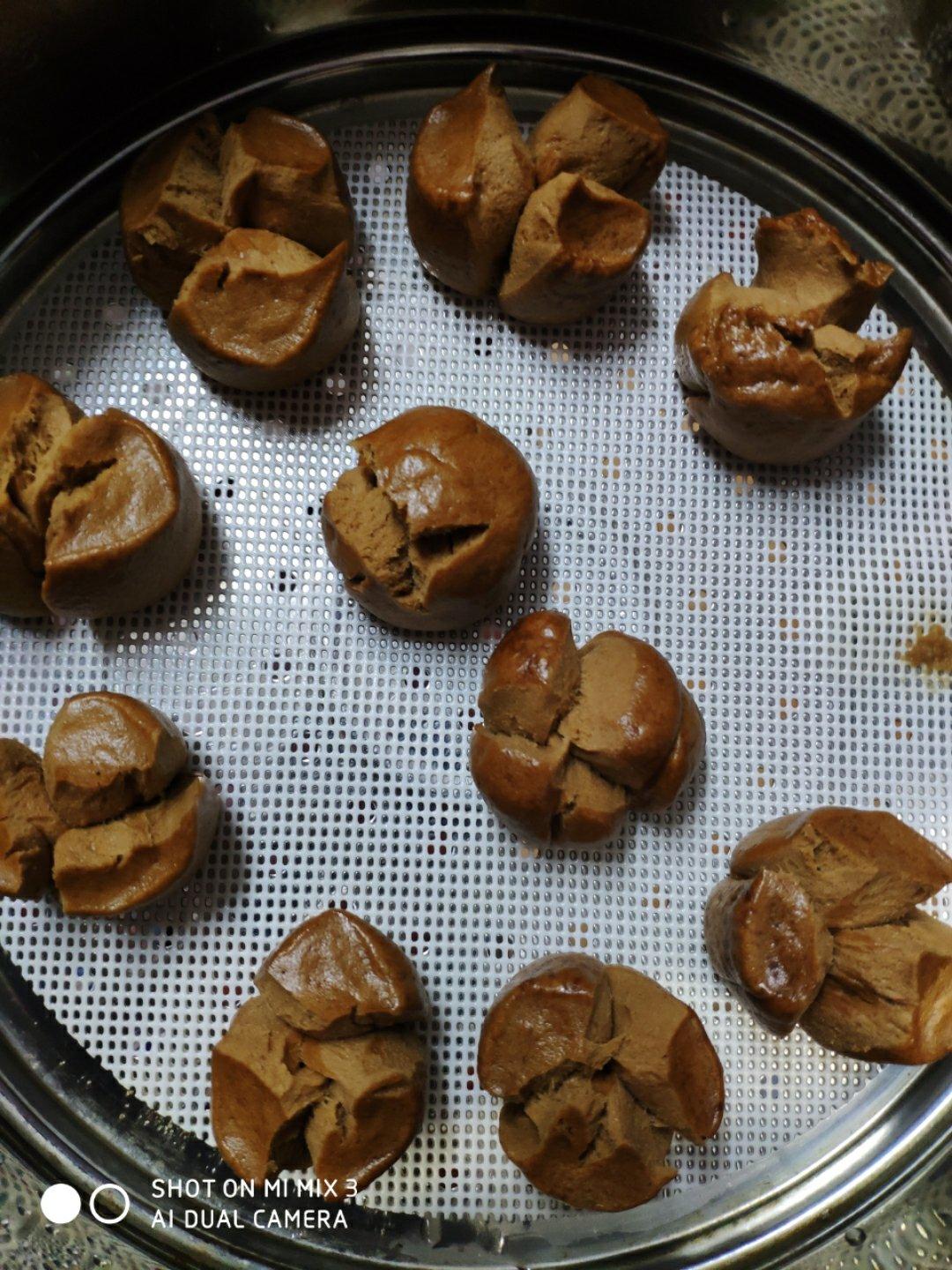 快手红糖开花馒头