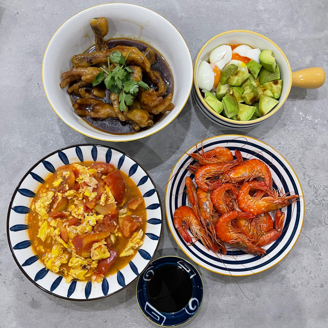 番茄炒鸡蛋（超浓的番茄味）