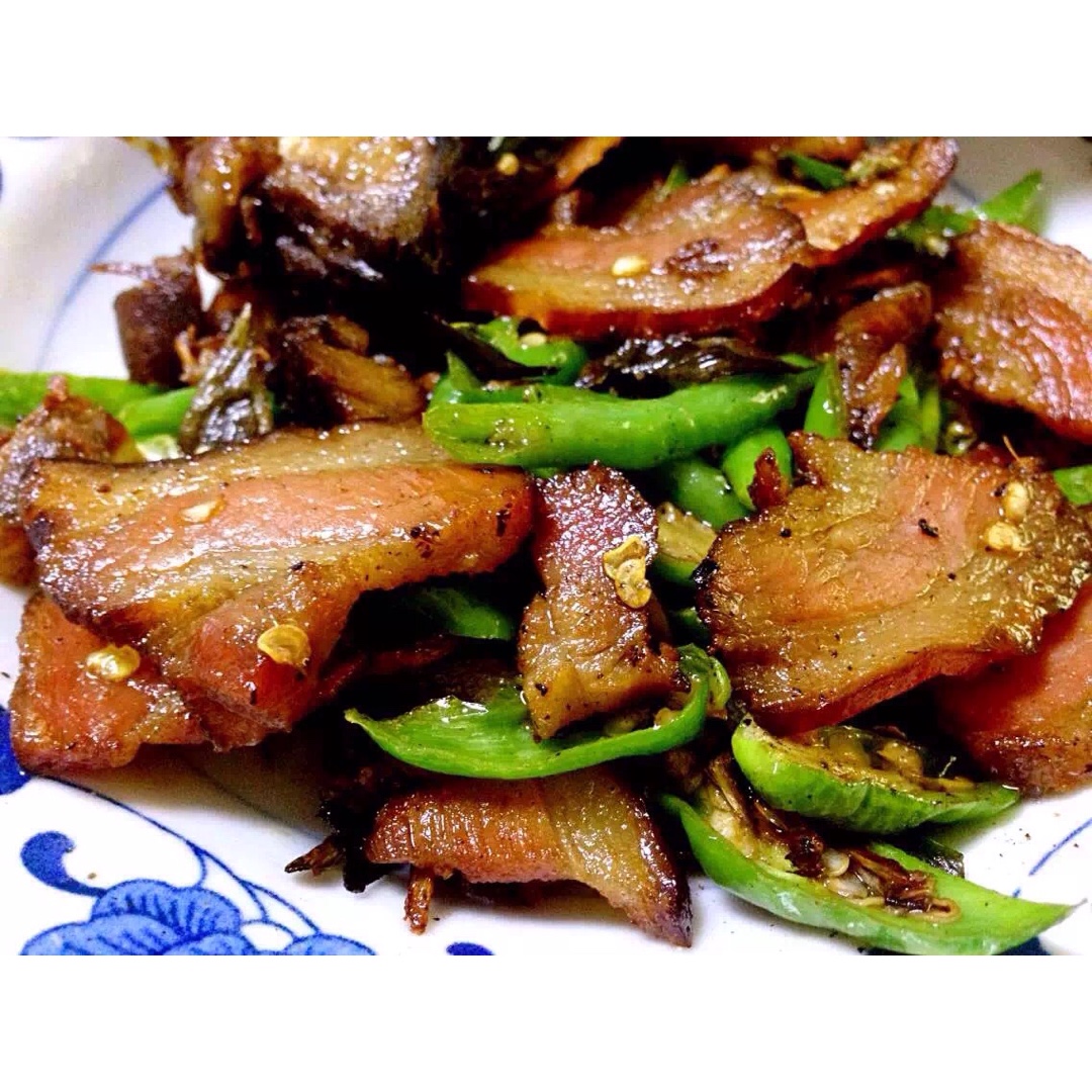 青椒腊肉