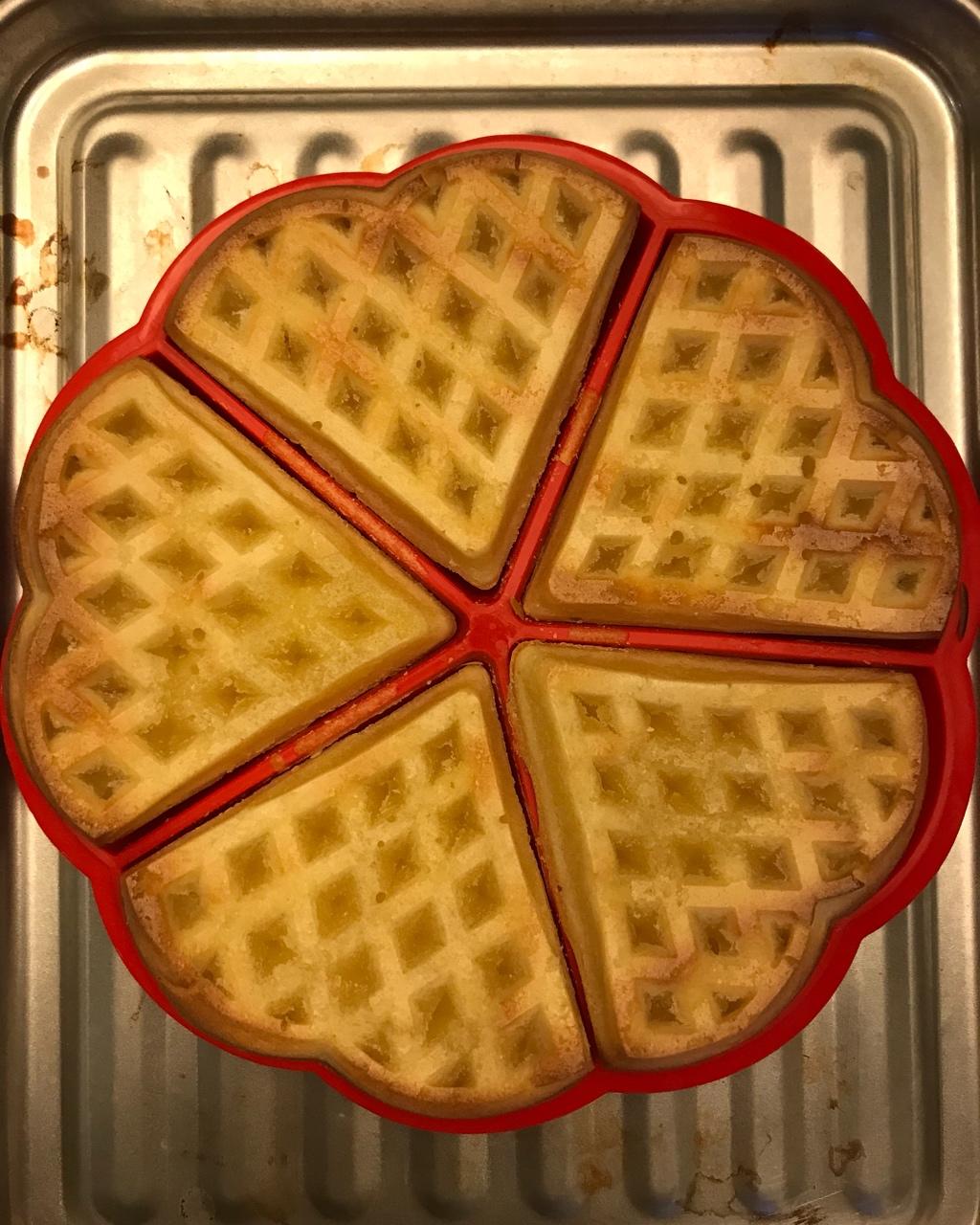 华夫饼硅胶模具烤箱版