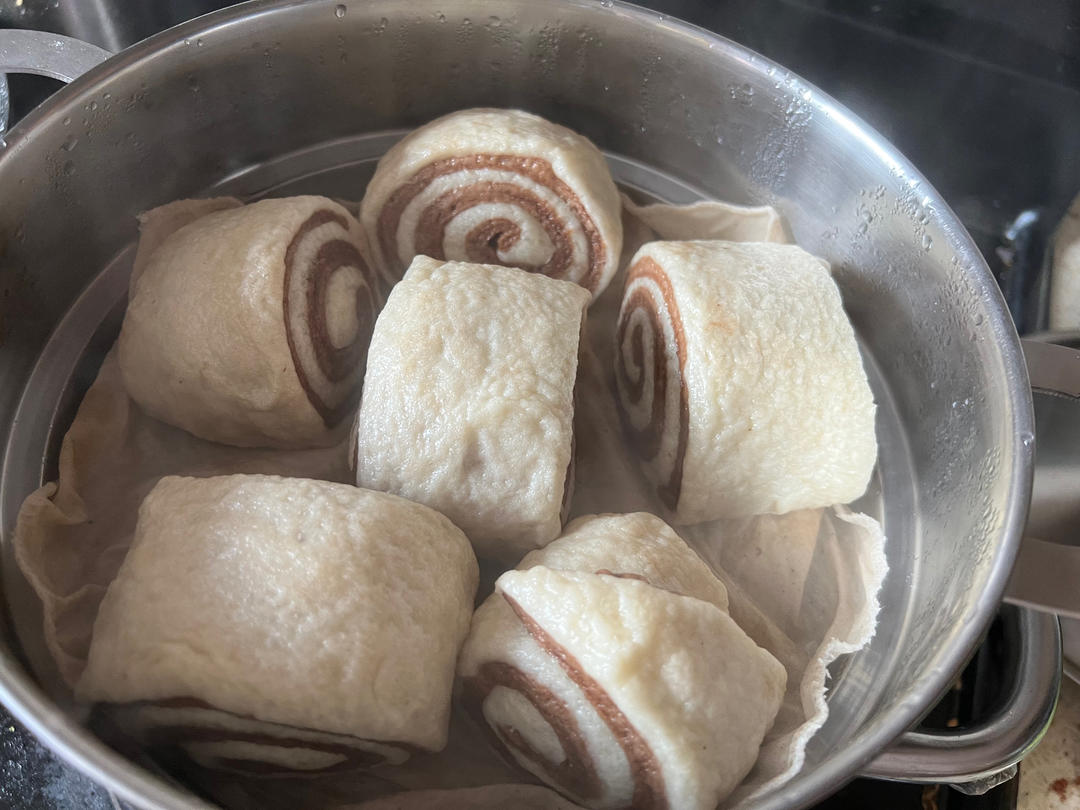双色馒头（巧克力味）