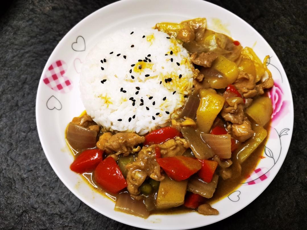 咖喱鸡肉饭