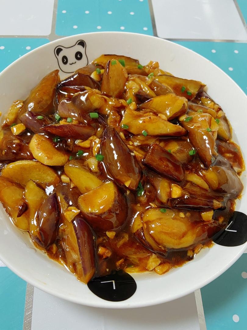 不用油炸超省油的鱼香肉末茄子煲