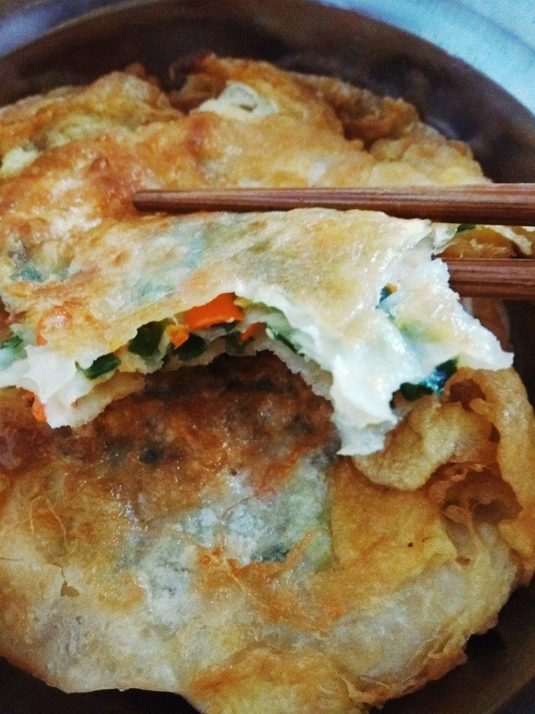 饺子皮葱油饼
