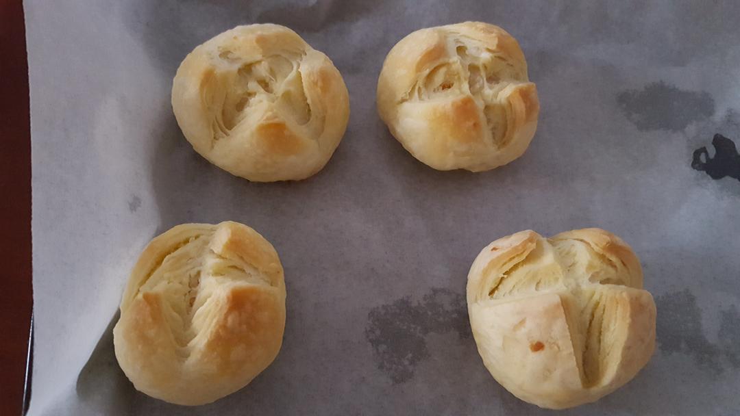 （视频菜谱）椰蓉酥／开口酥（黄油版）