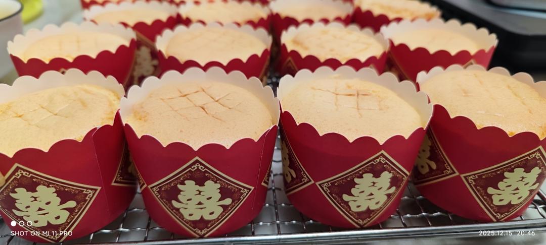 8寸戚风蛋糕（完美不开裂）