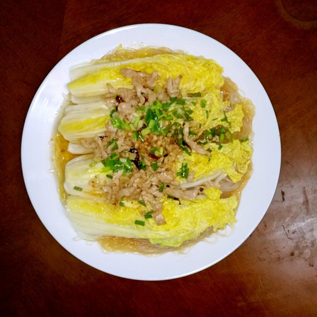 蒜蓉粉丝蒸娃娃菜