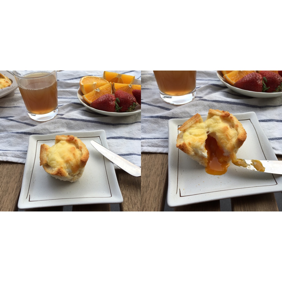 【Rachel khoo】热三明治马芬（Croque Madame Muffins）