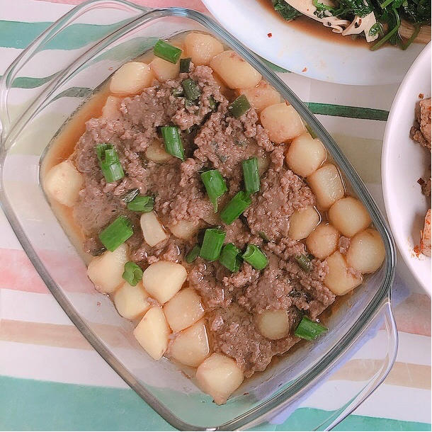 孩子爱吃的蒸肉饼