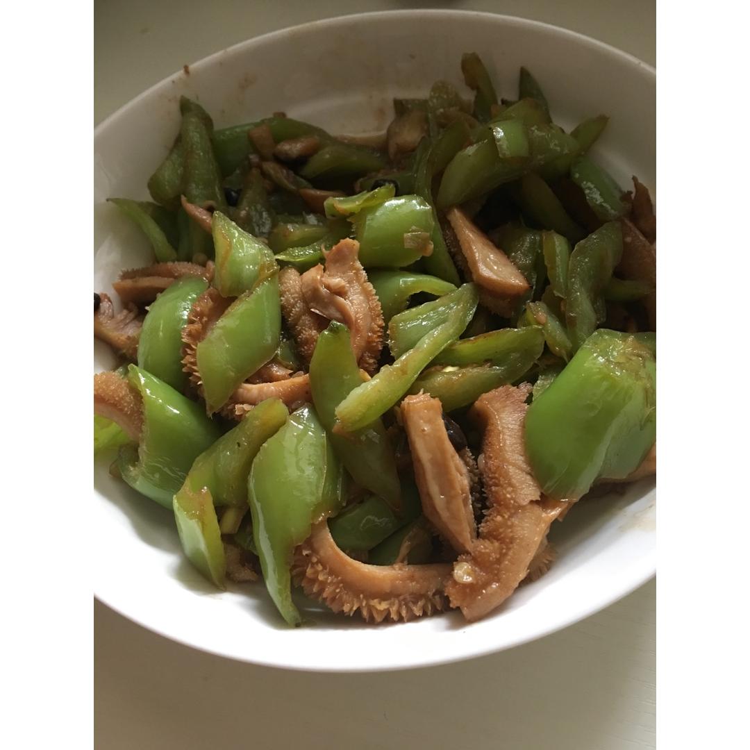 青椒炒牛肚