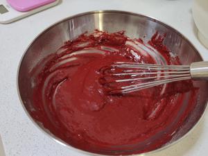 承重红丝绒戚风蛋糕（红丝绒精华版）的做法 步骤9