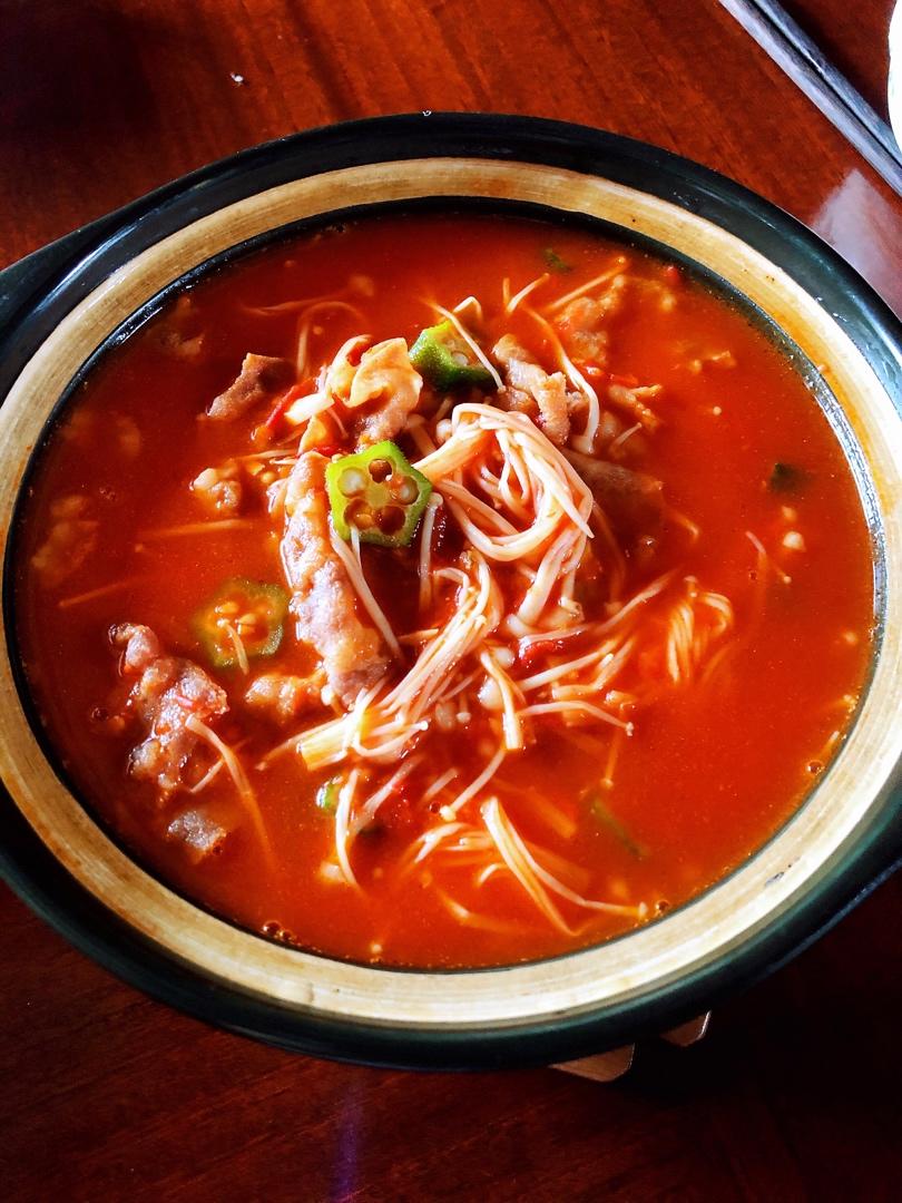 【【金针菇番茄肥牛锅】图片】黑山老妖hsly_下厨房