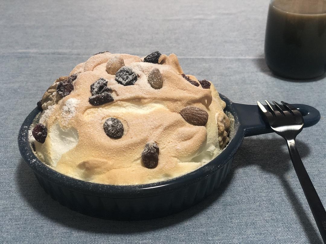 佛系玩烘焙的兔子做的云朵舒芙蕾