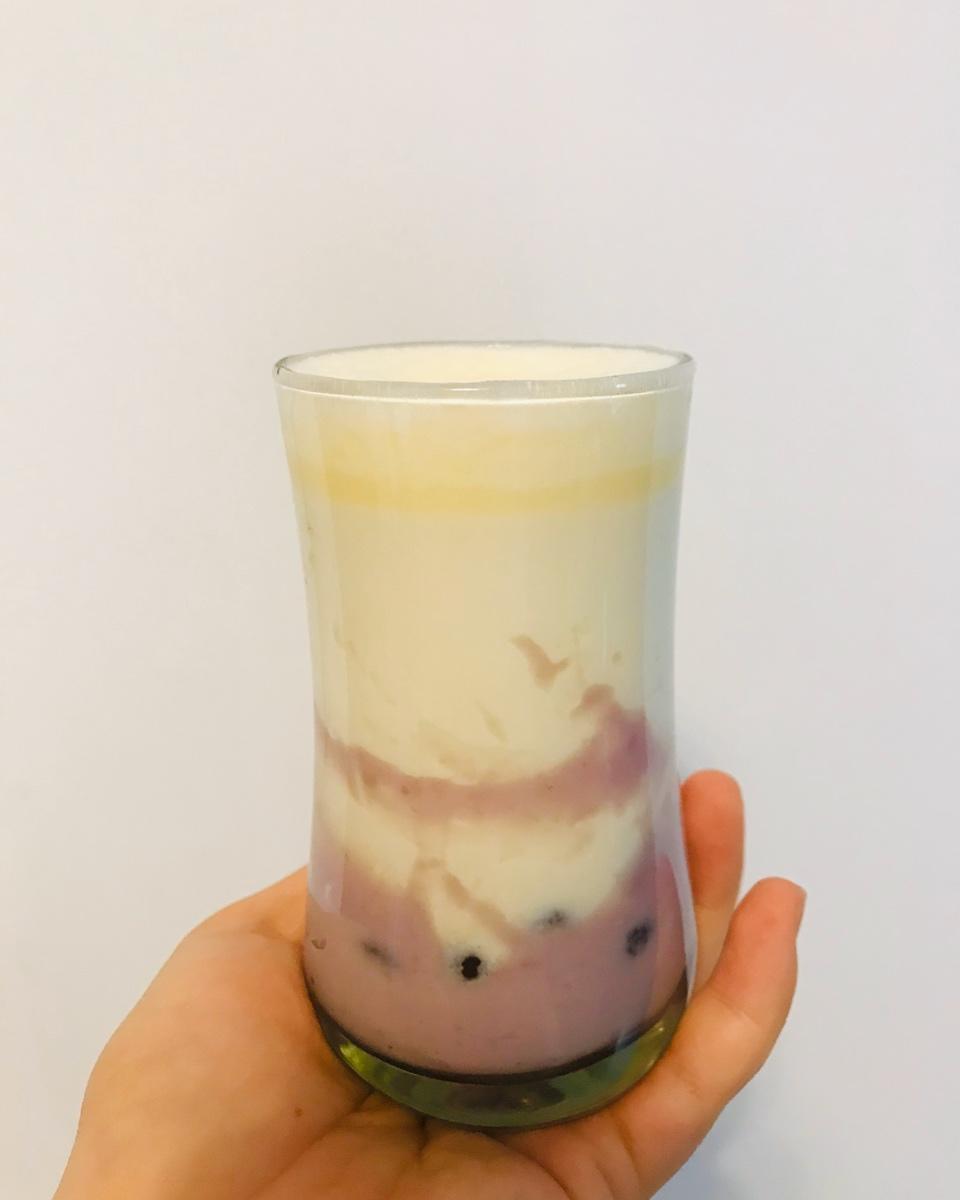 《Tinrry+》芋泥鲜奶（芋泥波波茶）